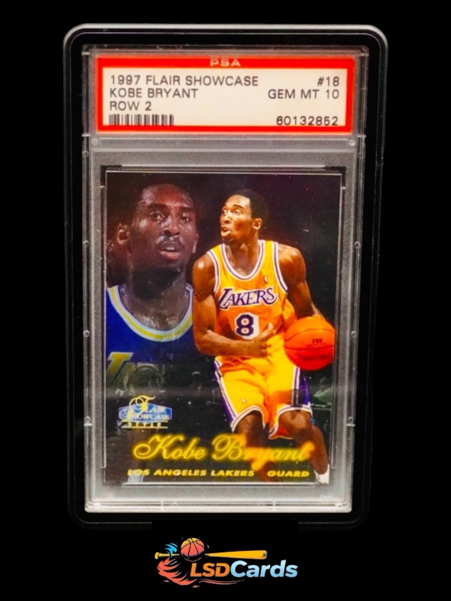 1997 Flair Showcase Kobe Bryant Row 2 Psa 10